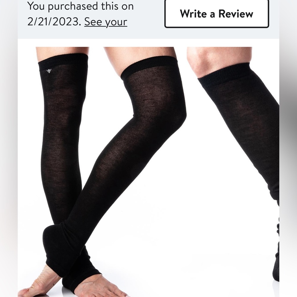 Arebesk Black Leg Warmers from Nordstrom